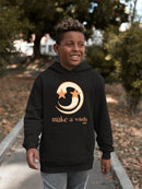 Make a Wish - Crescent Moon and Star Graphic Youth's Hoodie
