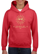 Le Soleil Radiance - Vintage Sun Emoji Graphic Youth's Hoodie