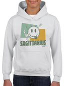 Sagittarius Archer Emoji - Retro Zodiac Graphic Youth's Hoodie