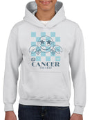Cancer Zodiac - Emoji Crab Graphic Youth's Hoodie