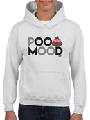 Poo Mood - Funny Emoji Design Youth's Hoodie
