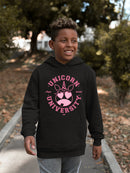 Unicorn University - Heart-Eyed Emoji Design Youth's Hoodie