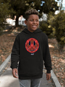 Plaid Smile - Trendy Checkered Emoji Design Youth's Hoodie
