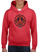 Plaid Smile - Trendy Checkered Emoji Design Youth's Hoodie