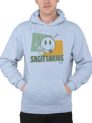 Sagittarius Archer Emoji - Retro Zodiac Graphic Men's Hoodie