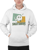 Sagittarius Archer Emoji - Retro Zodiac Graphic Men's Hoodie