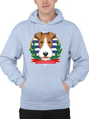 Emoji Polo Club - Classic Dog Emblem Design Men's Hoodie