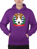 Emoji Polo Club - Classic Dog Emblem Design Men's Hoodie