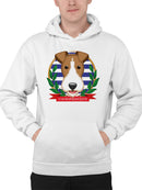 Emoji Polo Club - Classic Dog Emblem Design Men's Hoodie