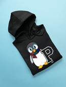 Penguin Varsity P - Cozy Mascot Emoji Graphic Men's Hoodie
