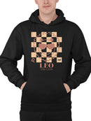 Leo The Lion Emoji - Zodiac Vibes Graphic Men's Hoodie