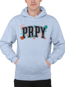 PRPY Street Graphic - Playful Symbols Art Design Men's Hoodie