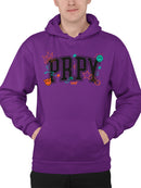 PRPY Street Graphic - Playful Symbols Art Design Men's Hoodie