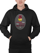 Perfect Outfit Plaid Monocle Graphic Men's Hoodie