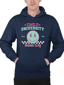 Emoji University Drama Club - Retro Smile Emoji Men's Hoodie