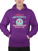Emoji University Drama Club - Retro Smile Emoji Men's Hoodie