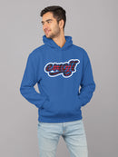 Emoji Graffiti Plaid - Red Urban Street Art Design Men's Hoodie