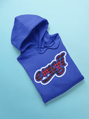 Emoji Graffiti Plaid - Red Urban Street Art Design Men's Hoodie