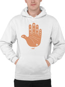 Astro Palmistry - Zodiac Hand Emoji Art Design Men's Hoodie