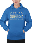 Saturn Vibes - Cosmic Planet Emoji Design Men's Hoodie