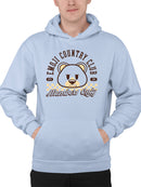 Emoji Country Club - Bear Emoji Members Graphic Men's Hoodie