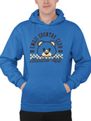 Emoji Country Club - Bear Emoji Members Graphic Men's Hoodie