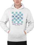 Gemini Twins Emoji  - Zodiac Art Design Men's Hoodie