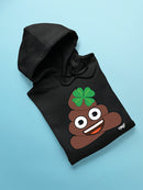 Lucky Poo Emoji - Fun Clover Charm Design Men's Hoodie