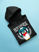 Yacht Club Social Penguin Design – Nautical Charm Men's Hoodie