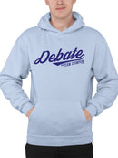 Debate Team Champion - Winning Words Graphic Men's Hoodie
