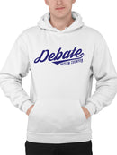 Debate Team Champion - Winning Words Graphic Men's Hoodie