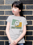 Sagittarius Archer Emoji - Retro Zodiac Graphic Youth's T-shirt
