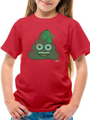 Lucky Clover - Emoji Poo Graphic Youth's T-shirt