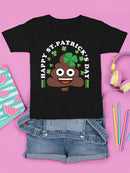 St. Patrick’s Day Smiley - Lucky Clover Emoji Design Youth's T-shirt