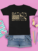 Saturn Vibes - Cosmic Planet Emoji Design Youth's T-shirt