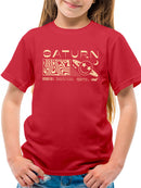 Saturn Vibes - Cosmic Planet Emoji Design Youth's T-shirt
