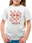 Aries Ram Emblem - Zodiac Art Design Youth's T-shirt