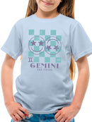 Gemini Twins Emoji  - Zodiac Art Design Youth's T-shirt