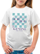 Gemini Twins Emoji  - Zodiac Art Design Youth's T-shirt