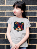 Argyle Bear Vibes - Classic Plaid Emoji Design Youth's T-shirt