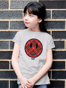 Plaid Smile - Trendy Checkered Emoji Design Youth's T-shirt