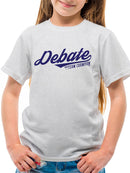 Debate Team Champion - Winning Words Graphic Youth's T-shirt