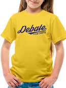 Debate Team Champion - Winning Words Graphic Youth's T-shirt