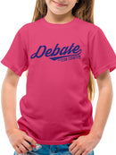 Debate Team Champion - Winning Words Graphic Youth's T-shirt