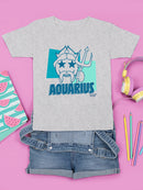 Aquarius Emoji Vibes - Trident Design Youth's T-shirt