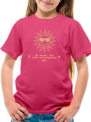 Le Soleil Radiance - Vintage Sun Emoji Graphic Youth's T-shirt