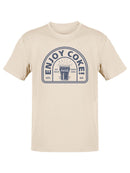 Officially Licensed Coca-Cola Enjoy Coke Retro Ice-Cold Glass Graphic Women's T-shirt