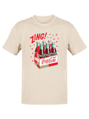 Officially Licensed Coca-Cola Classic Six-Pack Vintage Graphic  Women's T-shirt