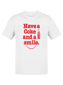 Officially Licensed Coca-Cola Have a Coke and Smile Graphic Women's T-shirt