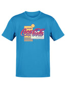 Officially Licensed Coca-Cola Sunset Waves Vintage Graphic Women's T-shirt